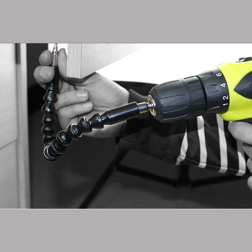 electric drill screwdriver multifunctional universal Snake flexible shaft hose 300mm Cardan shaft connection soft extension rod