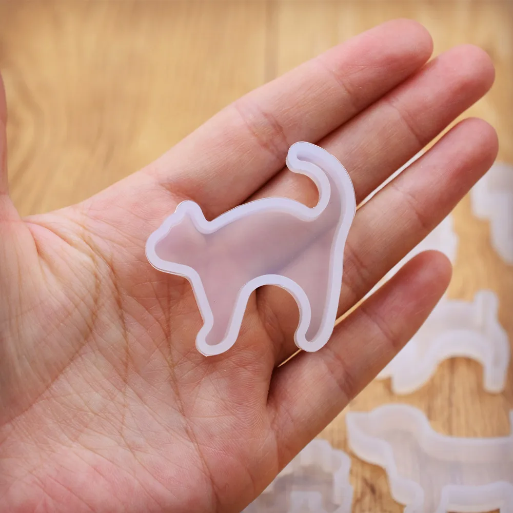 SNASAN Silicone Mold For Jewelry Cute Animals Cat Rabbit Deer Horse Silicone Mould Handmade Tool Epoxy Resin Casting Molds