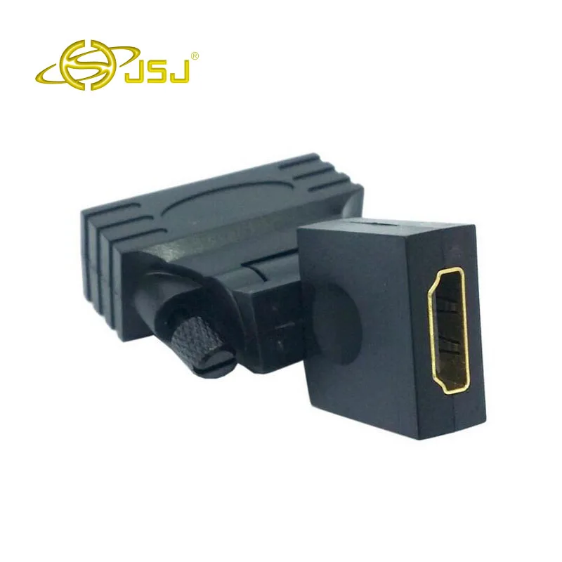 HDMI to DVI adapter 360 degree DVI revolution HDMI female support 3D 1080P