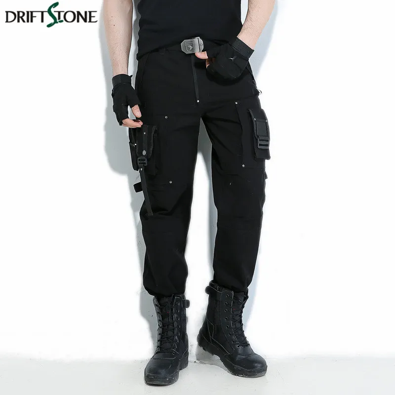 Cotton Men SWAT Police Combat Tactical Cargo Pants Army Force 101th Airborne Military Pants Airsoft Multi Pockets Trousers