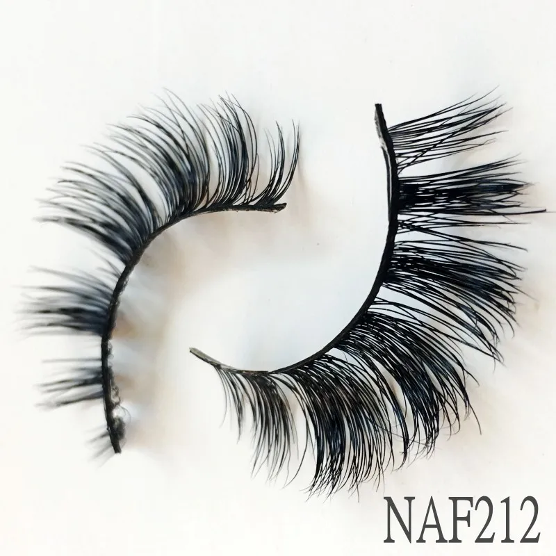 IN USA 300คู่ขนตาปลอม3D Mink Lashes หนา HandMade Full Strip Lashes ความโหดร้ายฟรี Mink ขนตาเทียมมาสคาร่า