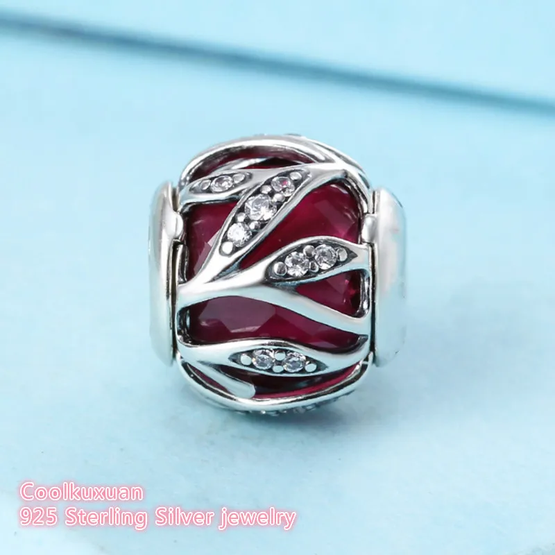 

Зимние подлинные подвески, серебряные подвески в виде натурального сияния, синтетические и прозрачные бусины из фианита подходят для браслетов Pandora Charms