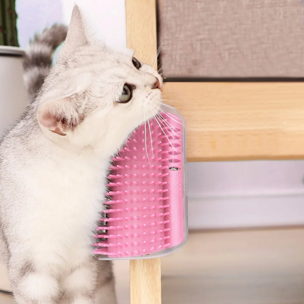 

Pet Comb Removable Cat Corner Groomer Scratching Rubbing Brush Pet Hair Removal Massage Trimming Pet Grooming Cleaning Supplies