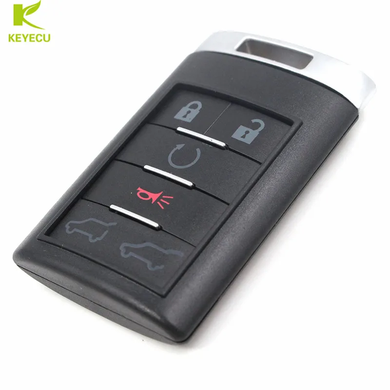 KEYECU Replacement Keyless Entry Remote Key Control Fob 6 Button 315MHz for Cadillac Escalade CTS DTS FCC: OUC6000066