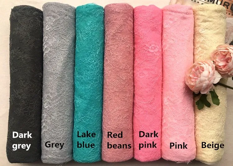 3 mt/teile Exquisite Frankreich Wimpern Spitze Stoff Weiß Handgemachte Diy Vorhang Dekorative 150 CM Breite Kleidung Zubehör RS122 – Detail 2