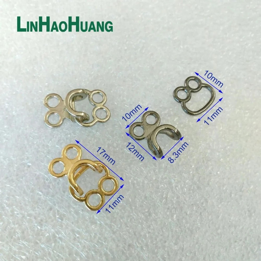 60sets mink coat buckle on the buckle of high-grade metal buckle hook and eye contact gold sweater fur buckle hooks