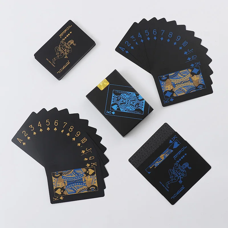 Plastic Playing Cards For Magic Tricks Poker Cards Iskambil Destesi Karty Do Gry PVC Waterproof 54pcs Deck Poker Card Box-packed