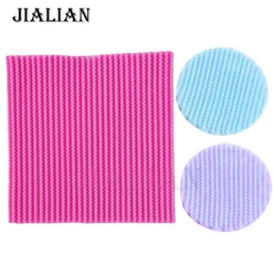 Silicone Mold DIY Needle knitting wool texture lace Fondant Cake tools Decorating Polymer Clay Resin Candy Sculpey T0767
