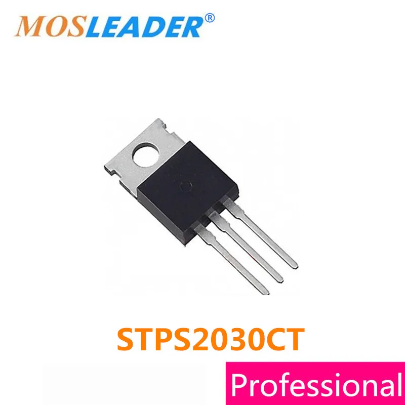 

Mosleader STPS2030CT TO220 50 шт. STPS2030C STPS2030 выпрямитель Schottky высокое качество