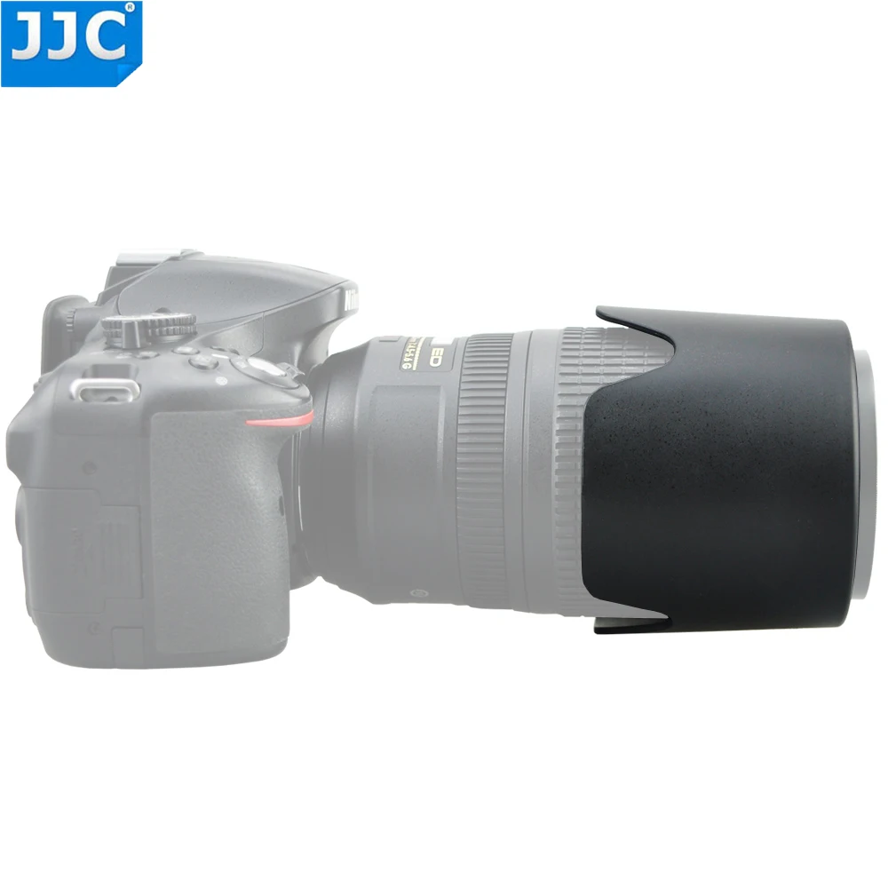 JJC Reversible Lens Hood for AF-S VR Zoom-Nikkor 70-300mm f/4.5-5.6G IF-ED Lens with Filters Access Window Replace NIKON HB-36