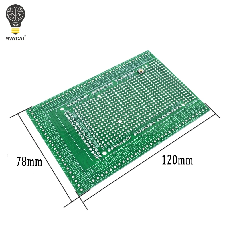 WAVGAT Double-side PCB Prototype Screw Terminal Block Shield Board Kit For MEGA-2560 Mega 2560 R3 Mega2560 R3