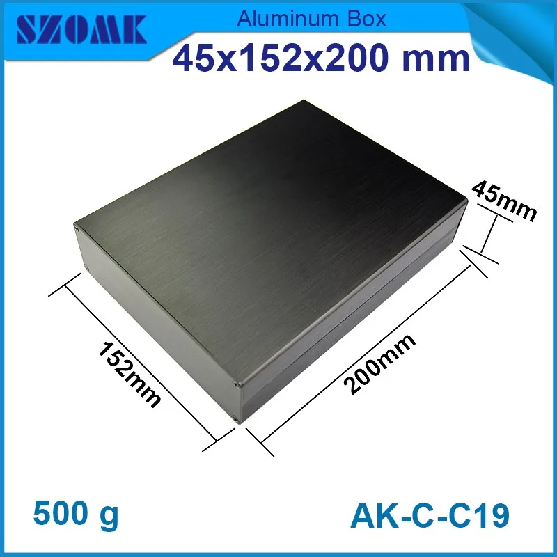 4Pieces  45*152*200mm aluminum extrusion the shell / instrumentation Aluminum  / PCB enclosure