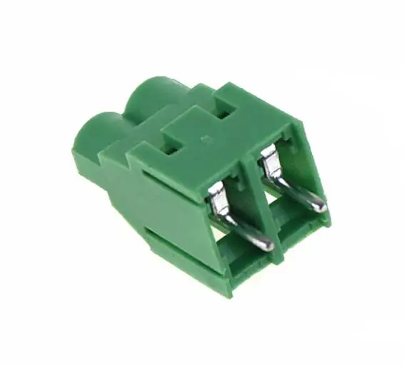 10 pcs 2 Pin Screw green PCB Terminal Block Connector 6.35 mm Pitch KF128-2P AWG22-10