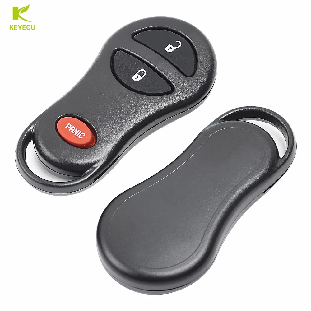 KEYECU Replacement Remote Key Fob 315MHZ for Jeep 1999-2001 Cherokee 1999-2004 Grand Cherokee GQ43VT9T + 4D64 Chip Transponder