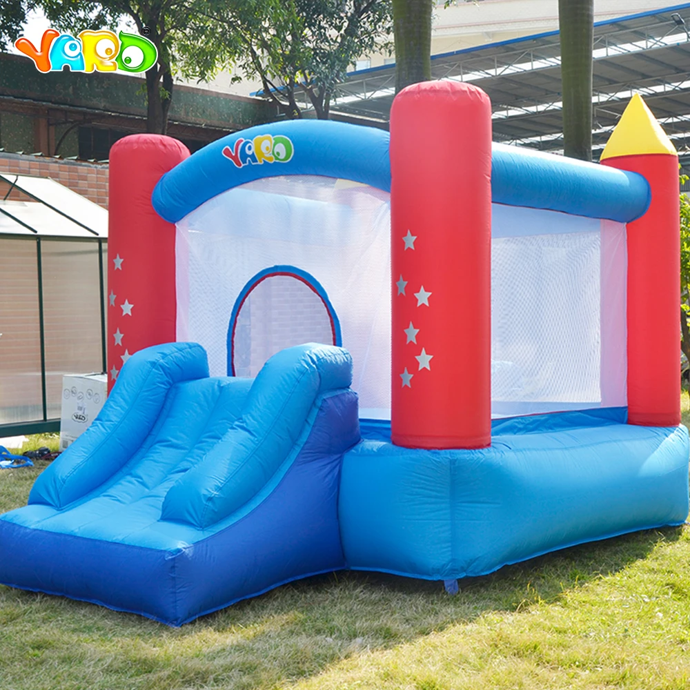 YARD Inflatable Bounce House Home Use Mini Bouncy Castle Children Funny Playground Jumping Trampoline Kids Birthday Gift