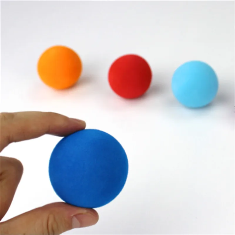 Pelotas de esponja suave para practicar tenis al aire libre, 10 piezas, 42mm, 10 colores