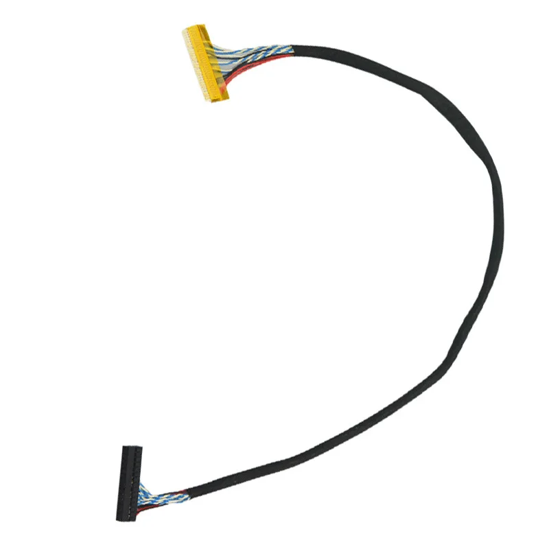 26cm FIX-D8 LVDS Cable 30Pin 1ch 8bit for Controller Board 18.5 inch 1366x768 8-bit LCD Panel 18.5