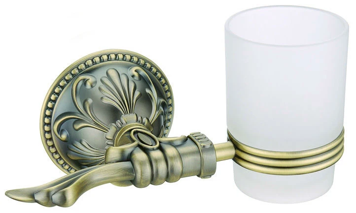 

single Tumbler Holder,Toothbrush Cup Holder, Antique Bronze finish glasss cup,Bathroom Accessories AB001b