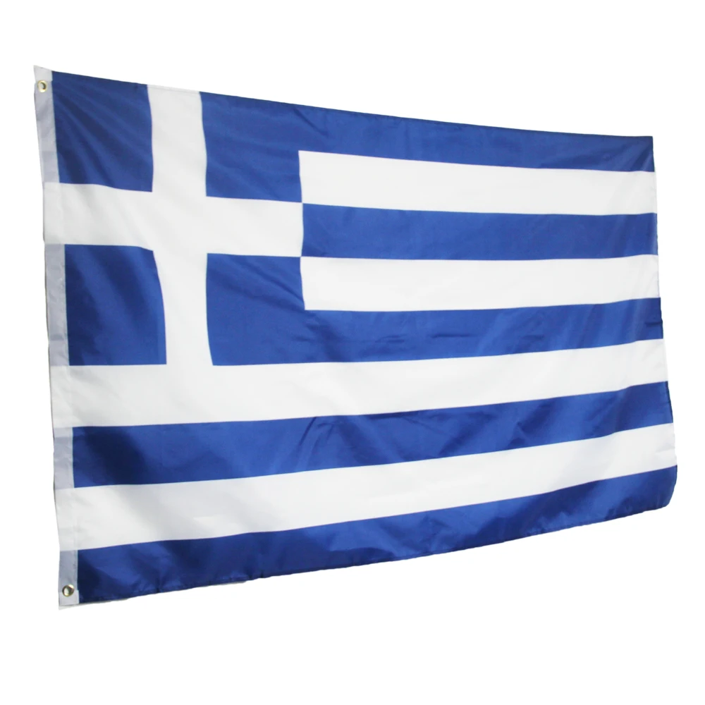 GSYLPFT Bandiere Della Grecia: Striscione Da 10 Metri Con 30 Bandiere Greche Per Decorazioni Eventi Patriottici E Sportivi