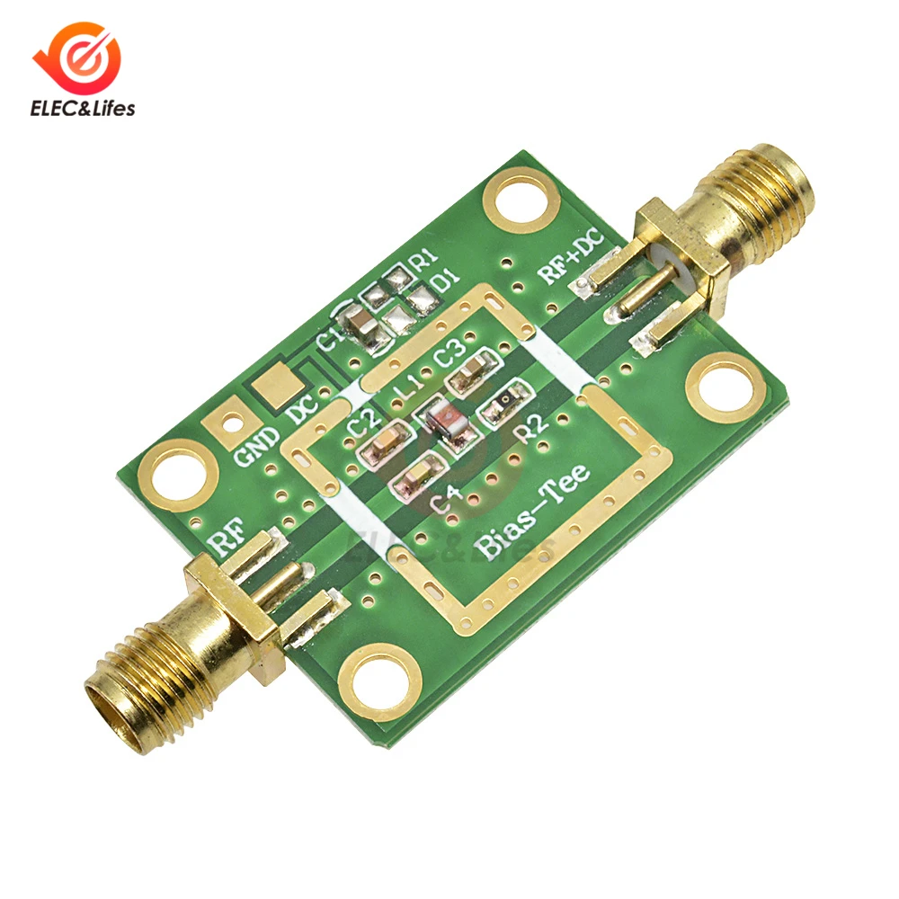 10MHz -6GHz RF low noise Broadband Signal Amplifier Power Amplifier Bias Tee Wideband Frequency 10-6000 MHz for HAM radio