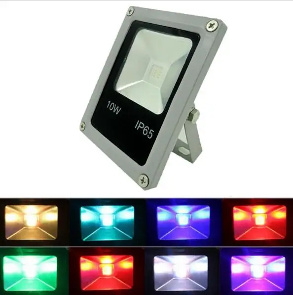 IP65 Waterproof FloodLights 10w 20w 30w 50w RGB WW CW Led Flood light Outdoor Light Refletor Lamp 110V 220V Garden Lighting