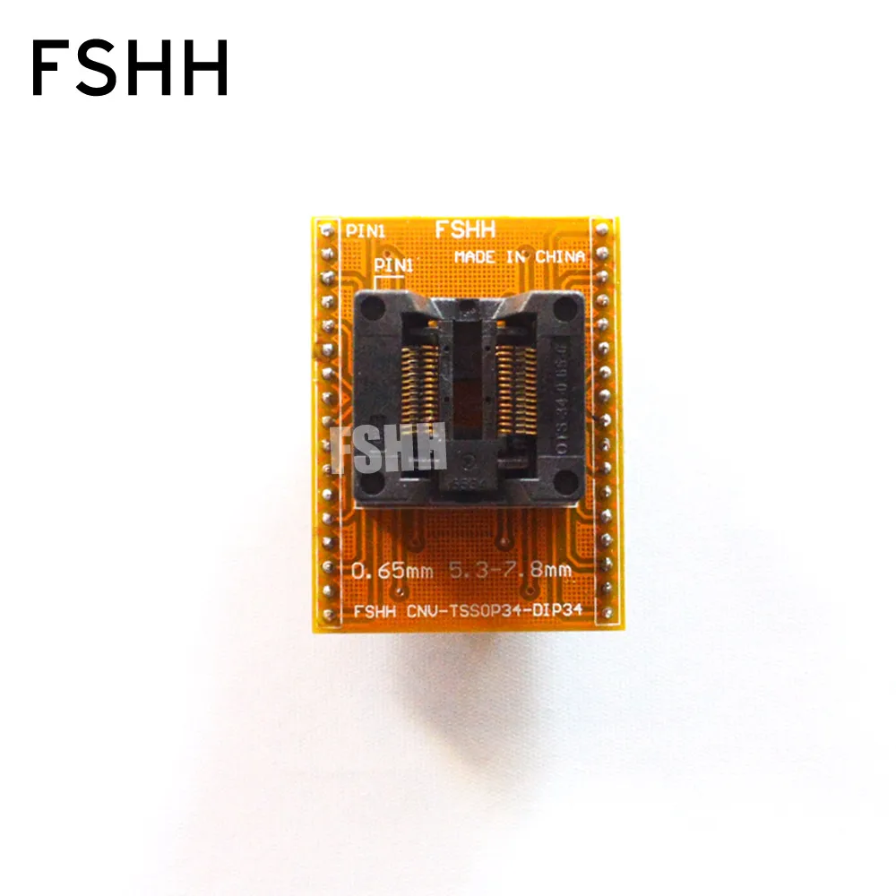عرض 7.8 مللي متر TSSOP28 من dip28 محول اختبار المقبس دبوس الملعب = 0.65 مللي متر SSOP28 مبرمج محول
