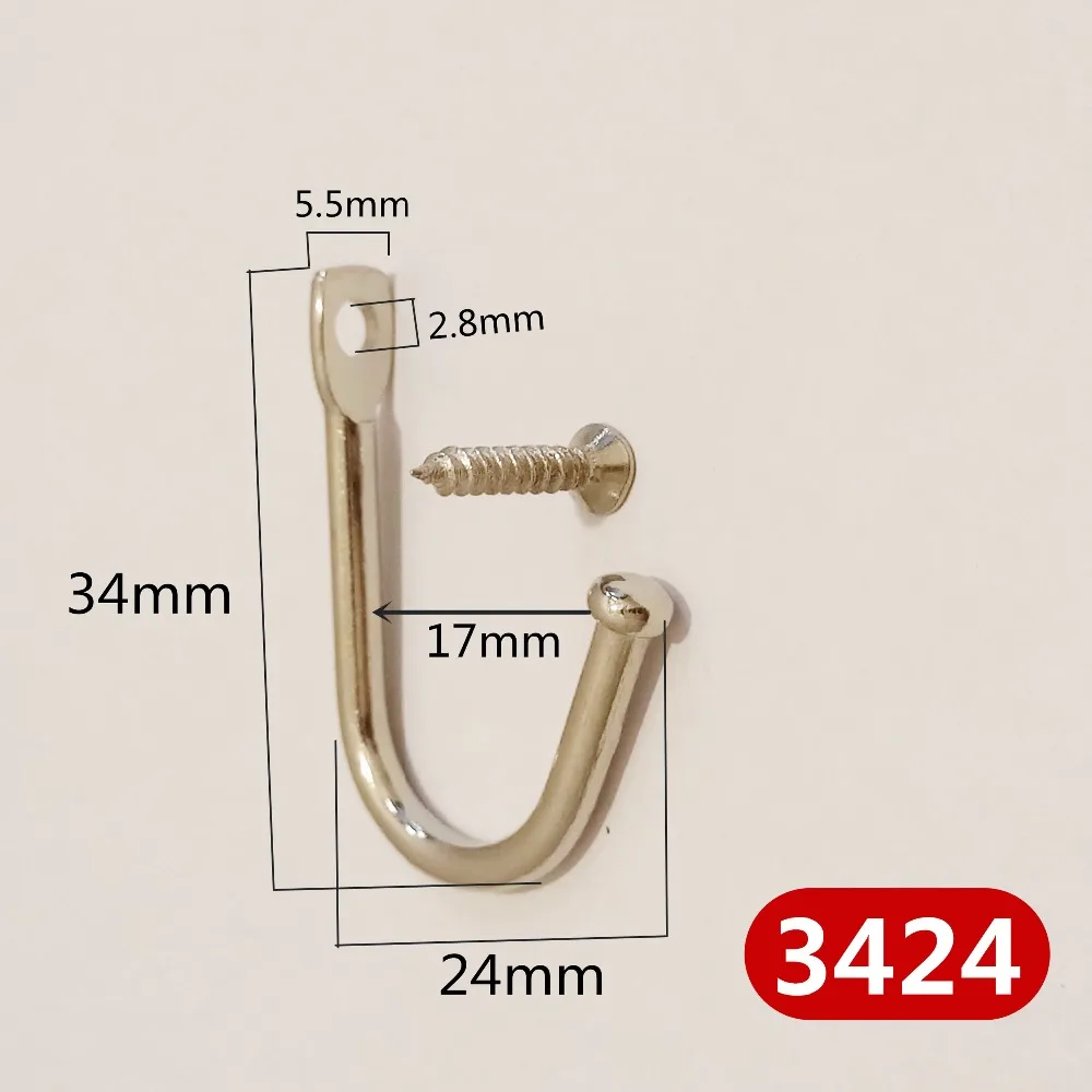 20pcs/lot Haps Iron Hooks Single Hook Door Wall Hangers Towel Mop Handbag Holder Hooks For Hanging Kitchen Furniture Hardware