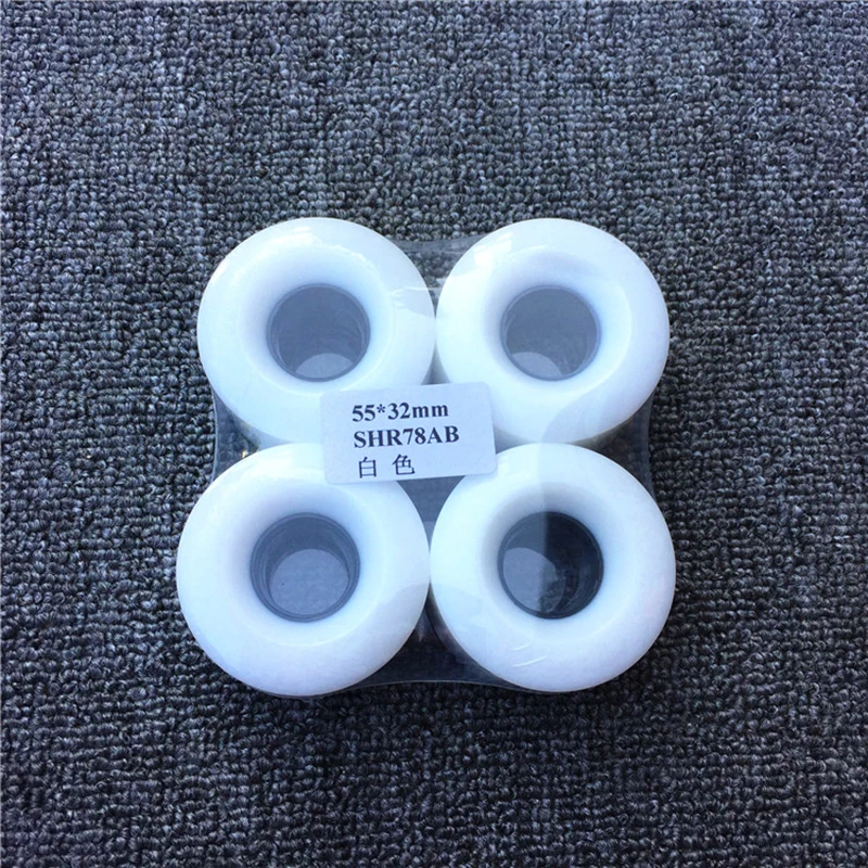 

free shipping skateboard wheels double rocker 55*32 78AB