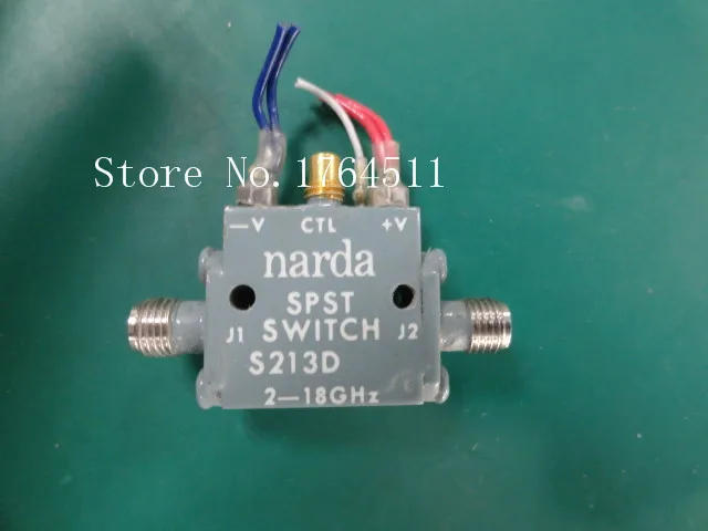 [LAN] Narda S213D 2-18GHZ SPDT RF microwave semiconductor  12V SMA