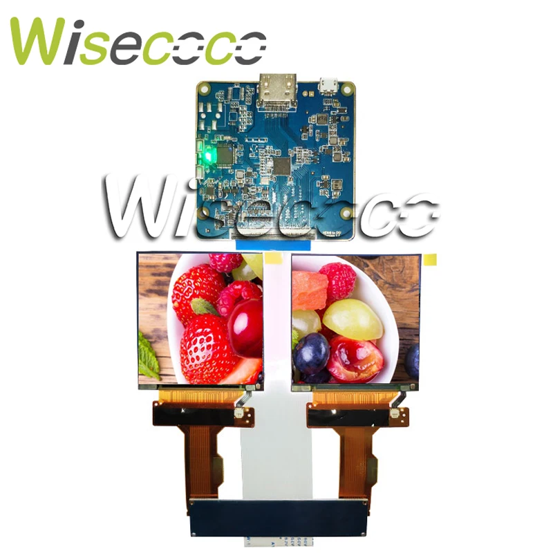 

Wisecoco 2K 2.9 inch VR AR lcd display panel with conroller board MIPI interface 1440*1440