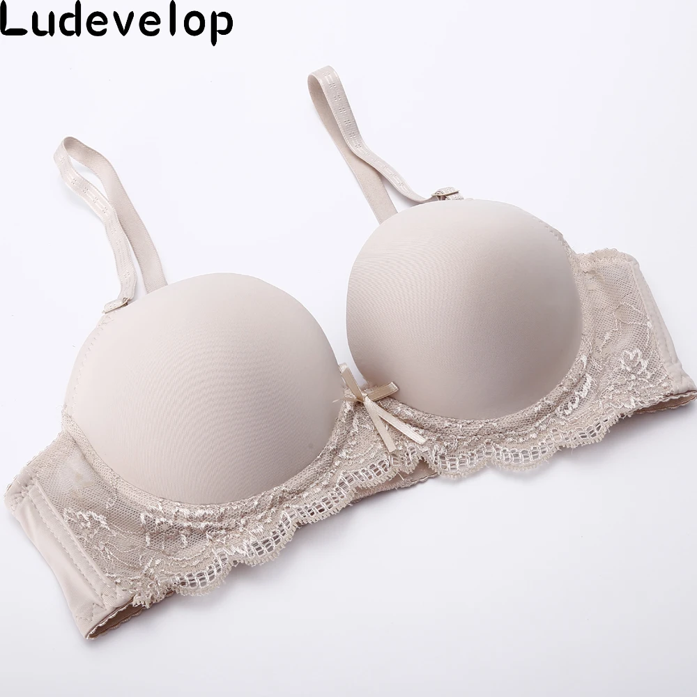 Ludevelop Women Sexy Bras,Plus Size Soutien Gorge lace bralette girls fashion bra,push up bra or women Black White Underwear