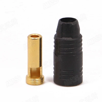 1set Amass AS150 Gold Plated Banana Plug 7mm Male/Female for High Voltage Battery Red/Black