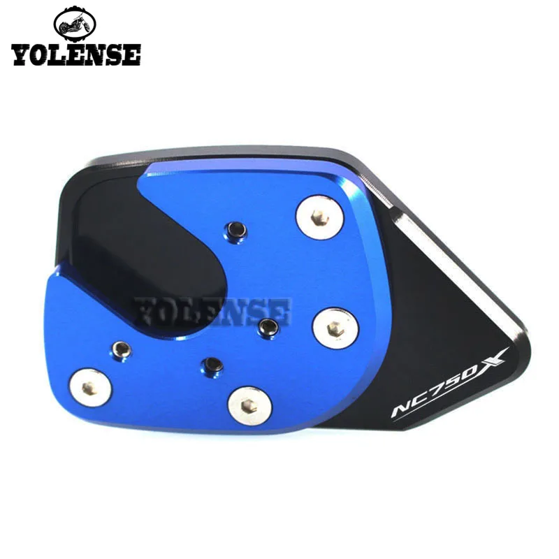 لهوندا NC750X NC 750X NC750 X 2017 2018 2019 2020 دراجة نارية نك الجانب حامل لوحة مسند تمديد دعم المكبر #3