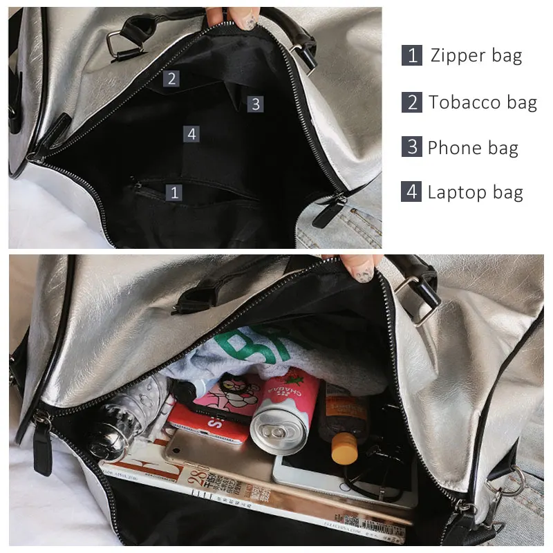 Bolsa táctica multiterreno glitter unisex – Gimnasio y viaje - imagen 4