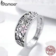 Sterling Silver Daisy Infinity Ring for Women #6