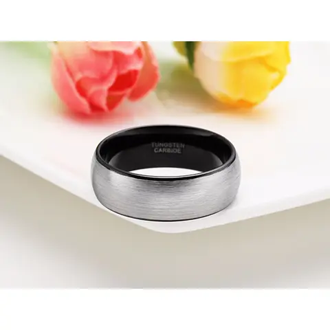 6 best sales टंगस्टन कार्बाइड पुरुषों की अंगूठी - №3