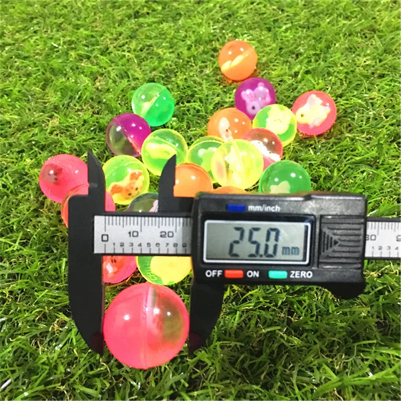 25MM bouncing Ball Animal model child rubber ball of bouncy toy 20pcs/30pcs/50pcs/80pcs/100pcs