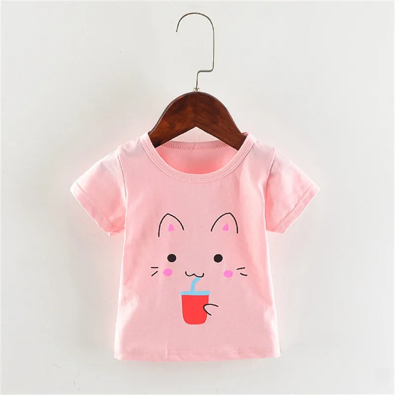 Lawadka Cotton Baby Girls Boys T Shirt Summer Tops Print Toddler Baby t shirt Casual Sport Baby Tees 1st Birthday Clothes 2024