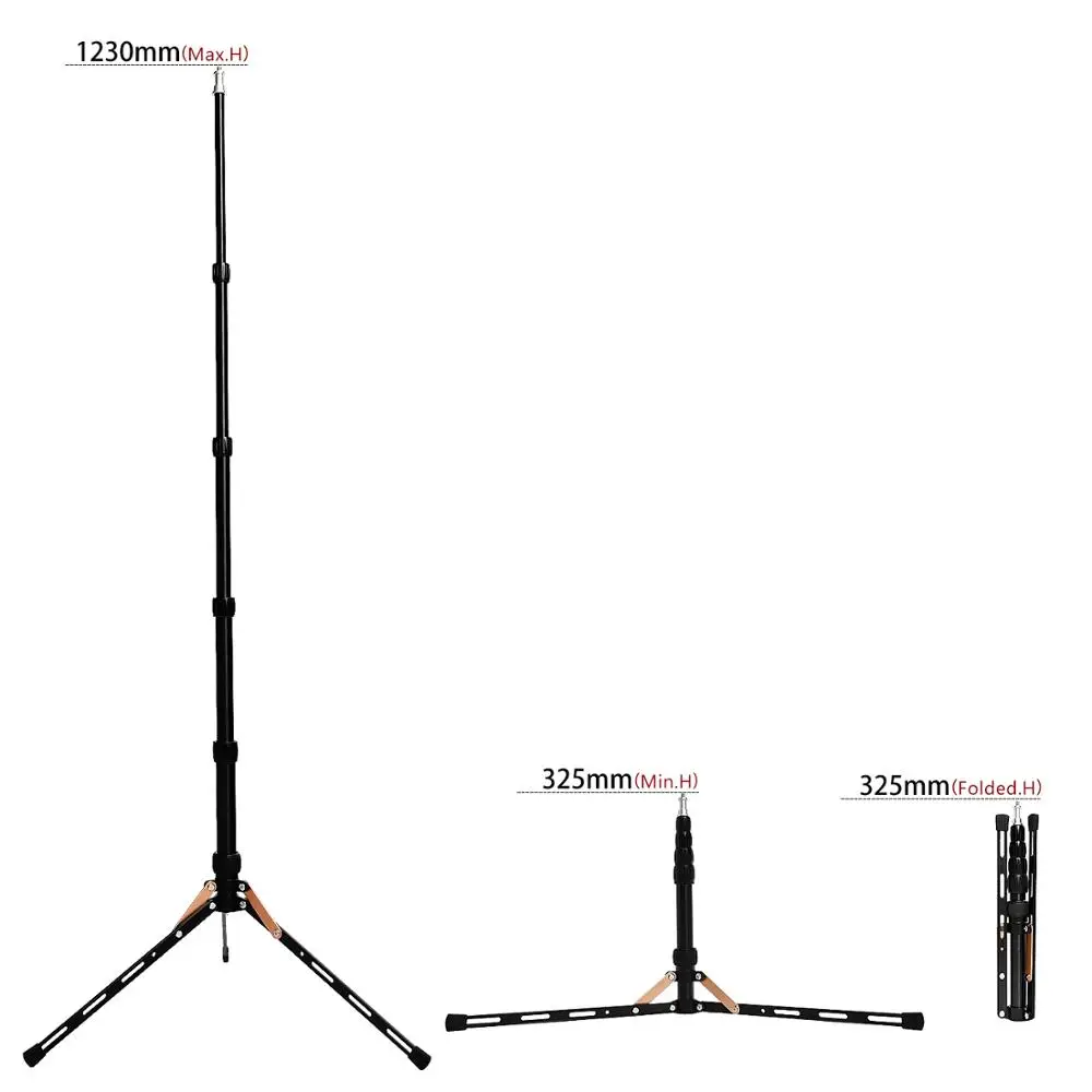 Fosoto FT-140 Phone Tripod Stand Travel Universal Photographic Lighting Tripod Flash Umbrellas Reflector Photo Studio Camera