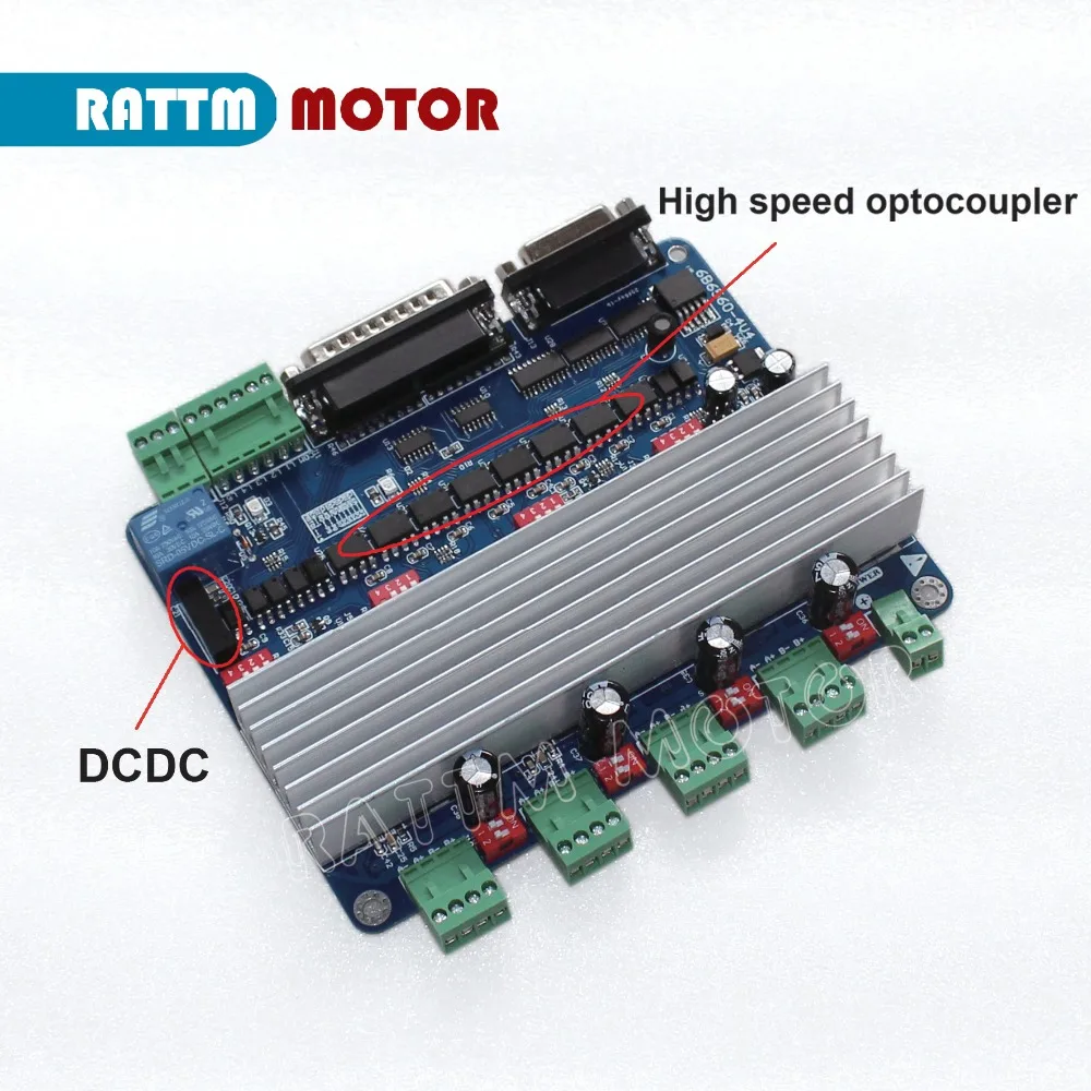 3 Axis 4 Axis TB6560 CNC controller Board stepper motor driver H type