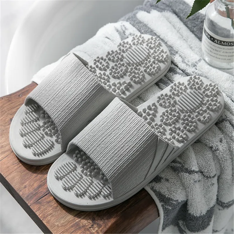 TZLDN Non slip Women Massage Slippers Summer Fashion Indoor Outdoor Flip Flops Woman Shoes Beach Bathroom Slipper Men Slide