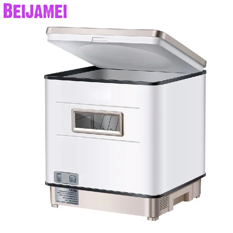 Beijamei New Free Standing Electric Commercial Dish washer Hands Free Installation Automatic Dishwasher Machine for Dishes