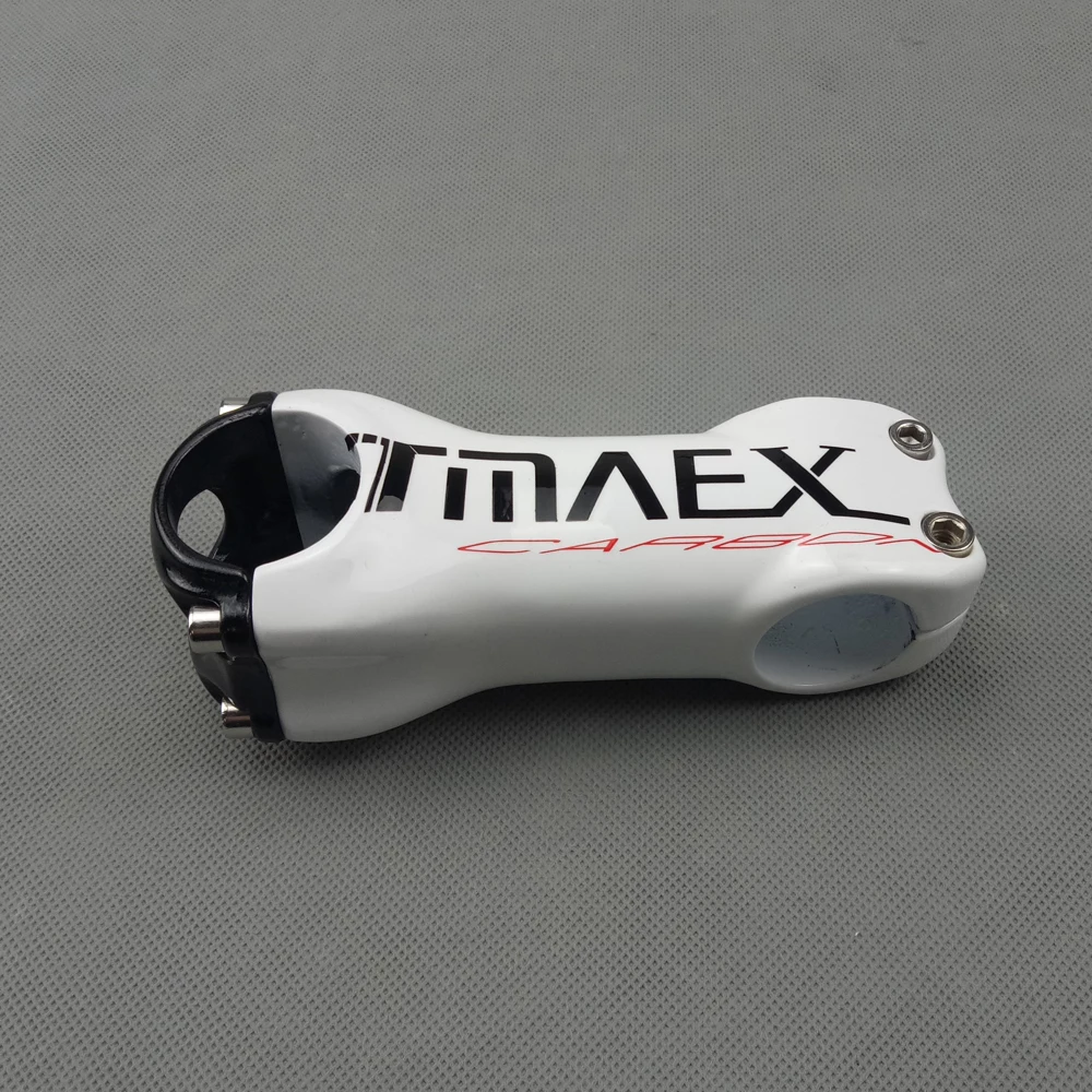 Cycling Bicycle Parts Bicycle Stem Road Bike White Carbon Stem height 41m 28.6mmx70/80/90/100/110/120mm