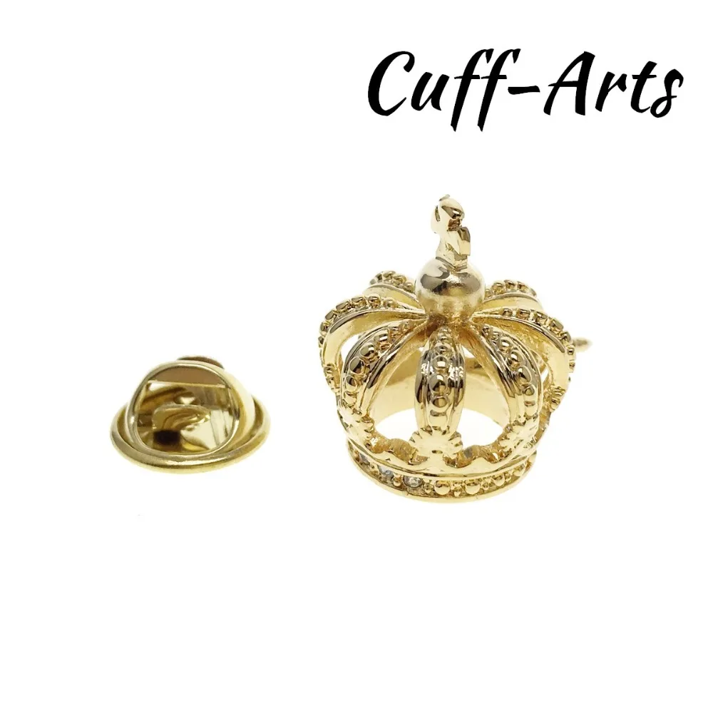 بروش التلبيب دبوس للرجال دبابيس ودبابيس ثلاثية الأبعاد تاج التلبيب شارة بدبوس بروش مجوهرات بواسطة أزرار أكمام P10169