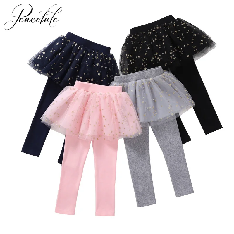 

Spring Autumn Kids Children Little Girls Jeans Hanging Ornament Embroidery Denim Pants