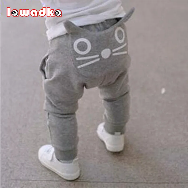 Leuke Cartoon Patroon Baby Broek Jongens Harembroek Katoen Uil Broek En Najaar