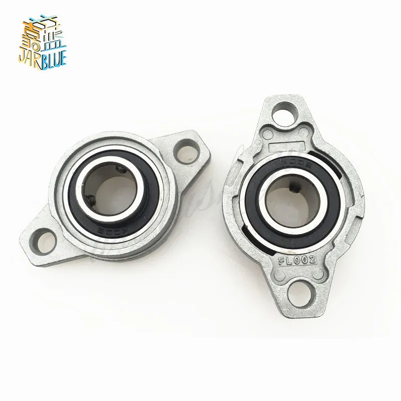 1pcs Thrust Bearing  KFL08 KFL10 KFL12 KFL15 Bore 8mm 10mm 12mm 15mm Pillow Bearing Mounted Block Cast Housing Self-aligning