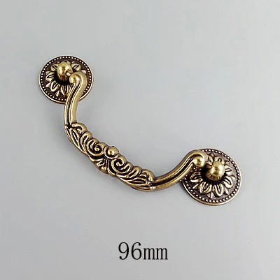 European Bronze Handle For Furniture Hardware Kitchen Cabinets Door Knob Pull Drawer Wardrobe Cupboard Shoe Closet Pulls Handle