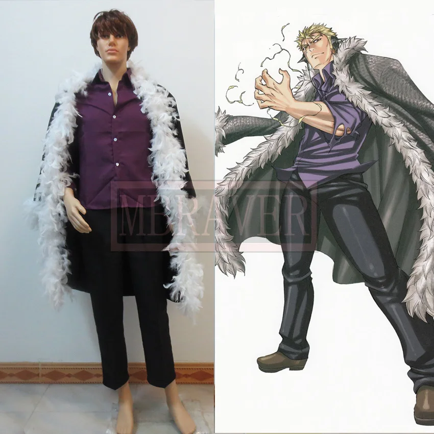 

Laxus Dreyar Uniform Cosplay Costume Halloween Christmas Custom Made Any Size