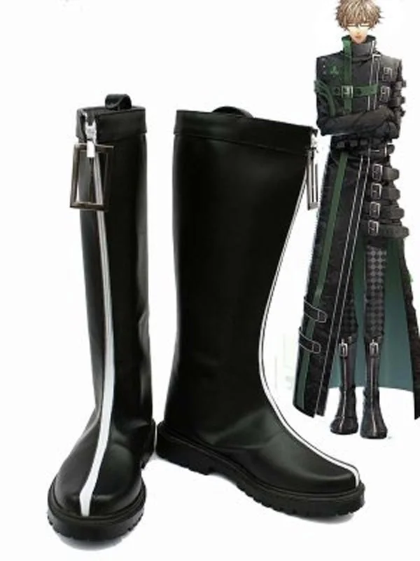 

Amnesia KENT Cosplay Boots Shoes Anime Party Cosplay Show Boots Custom Made for Adult Men Shoes
